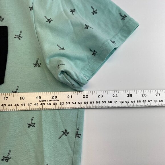 AmnesiaT-shirt with a Palm Tree print and a pocket on the chest - Picture 5 of 7